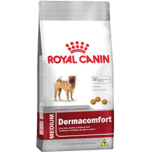 Ração Royal Canin Medium Dermacomfort para Cães Adultos ou Idosos de Raças Médias