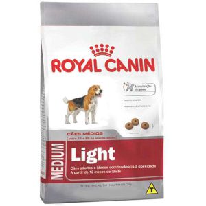 Ração Royal Canin Medium Light para Cães Adultos ou Idosos Obesos de Raças Médias