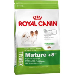 Ração Royal Canin X-Small Adulto 8+ para Cães Adultos e Idosos de Porte Miniatura