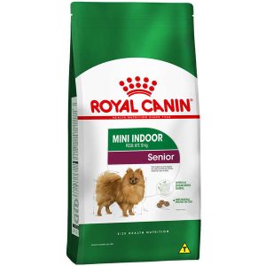 Ração Seca Royal Canin Mini Indoor Senior para Cães de Raças Pequenas com 8 Anos ou mais