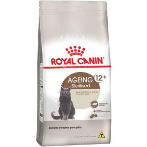 Ração Royal Canin Feline Health Nutrition Sterilised para Gatos Adultos Castrados Acima de 12 Anos