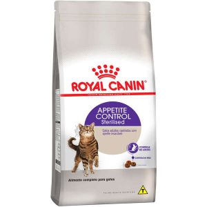 Ração Royal Canin Feline Health Nutrition Sterilised Appetite Control para Gatos Adultos Castrados