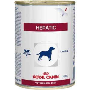 Ração Royal Canin Lata Canine Veterinary Diet Hepatic Wet para Cães com Doenças Hepaticas