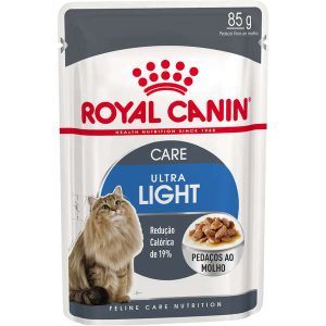 Ração Royal Canin Sachê Feline Ultra Light para Gatos Adultos