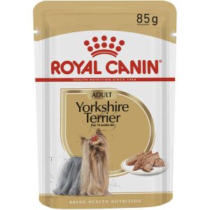 Ração Royal Canin Sachê Breed Health Nutrition Adult Wet para Yorkshire Terrier