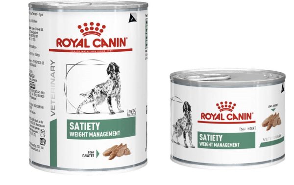 Ração Royal Canin Lata Canine Veterinary Diet Satiety Support Wet para Cães Adultos Obesos
