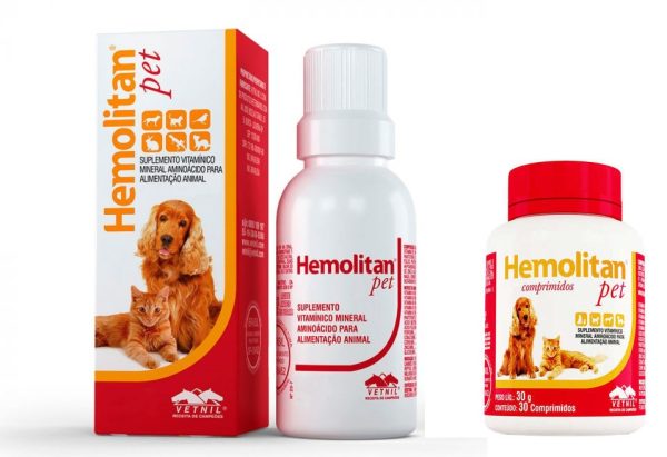 Suplemento Vetnil Hemolitan Pet