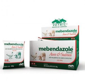 Medicamento Mebendazole Vetnil Aves e Suínos