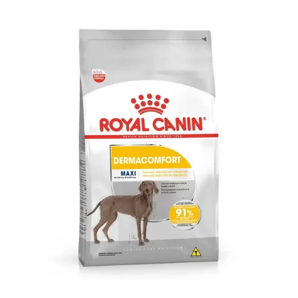 Ração Royal Canin Medium Dermacomfort para Cães Adultos ou Idosos de Raças Médias