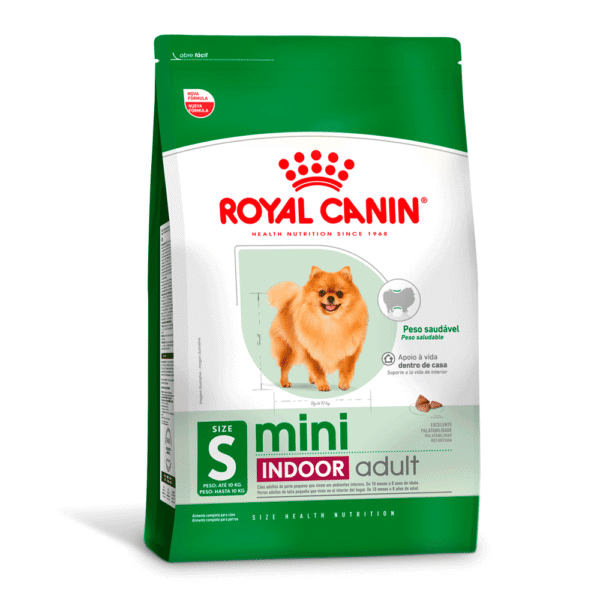 Ração Royal Canin Mini Indoor Adult para Cães Adultos de Raças Pequenas com 10 Meses ou mais