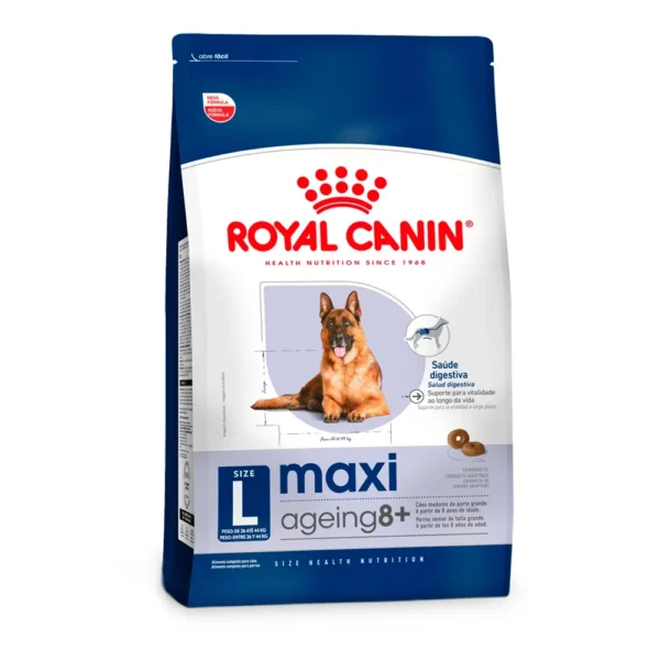 Ração Royal Canin Maxi Ageing 8+ para Cães Adultos de Raças Grandes Idosos com 8 Anos ou mais