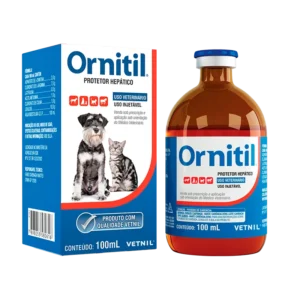 Auxiliar do Metabolismo Hepático Vetnil Ornitil