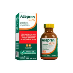 Neuroléptico Tranquilizante e Pré-anestésico Acepran 0,2%