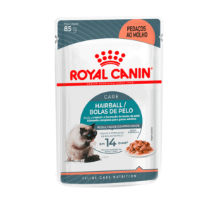 Ração Royal Canin Sachê Feline Hairball Care Eliminação de Pelos Ingeridos para Gatos