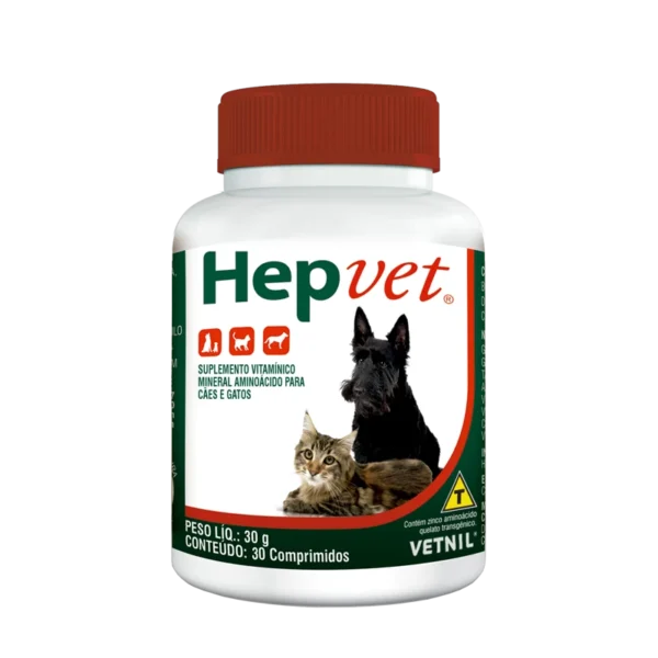 Suplemento Vetnil Hepvet Comprimidos