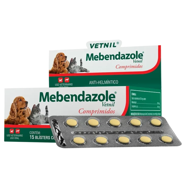 Anti-helmíntico Mebendazole® Vetnil Comprimidos