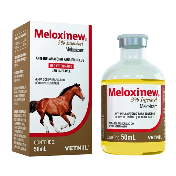 Anti-inflamatório Vetnil Meloxinew 3% Injetável