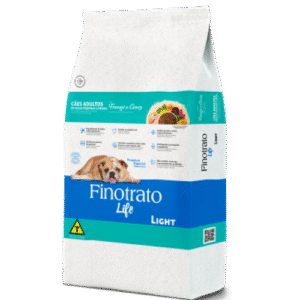 Ração Finotrato Life Light Frango e Arroz Cães Adultos de Raças Pequenas e Médias