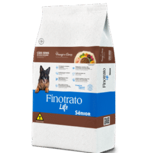 Ração Finotrato Life Sênior Frango e Arroz Cães Senis de Raças Grandes