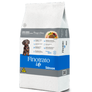 Ração Finotrato Life Sênior Frango e Arroz Cães Senis de Raças Pequenas e Médias