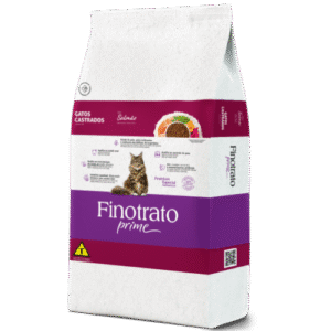 Ração Finotrato Prime Salmão Gatos Castrados