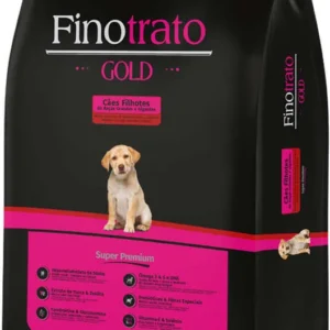 Ração Finotrato Gold Cães Filhotes de Raças Grandes e Gigantes