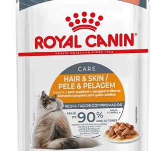 Ração Royal Canin Feline Hair&Skin para Gatos Adultos Wet