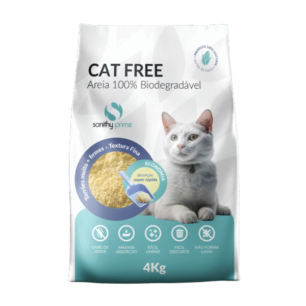 Areia Higienica Cat Free Sanithy Prime