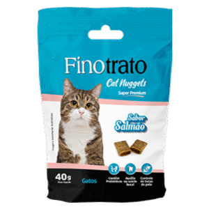 Finotrato Cat Nuggets Salmão - Gatos Adultos