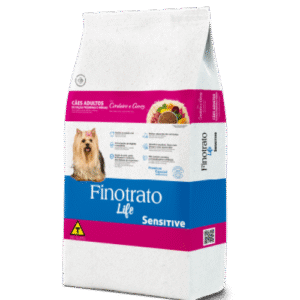 Ração Finotrato Life Sensitive Cordeiro e Arroz Cães Adultos de Raças Pequenas e Médias