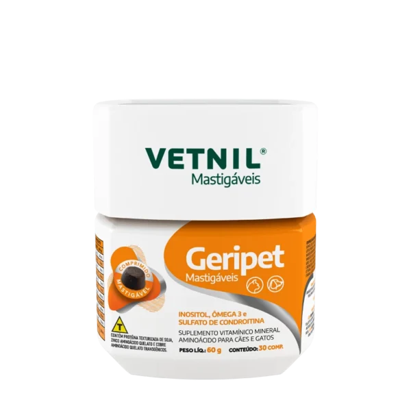 Suplemento Vitaminico Vetnil Geripet® Mastigáveis