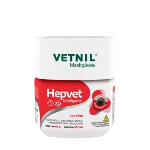 Suplemento Vitaminico Vetnil Hepvet® Mastigáveis