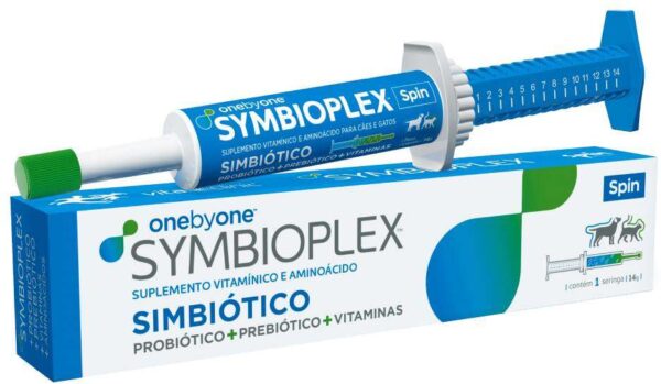 Suplemento Simbiótico Spin Pet Symbioplex para Cães e Gatos