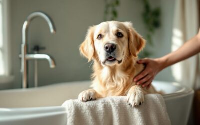 O guia completo para o primeiro banho do filhote em casa