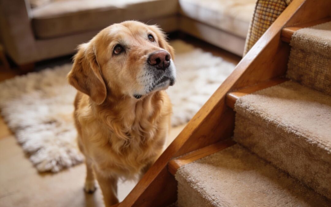 5 Sinais Sutis de que seu Cão Pode Estar com Dor (e você acha que é só “velhice”)